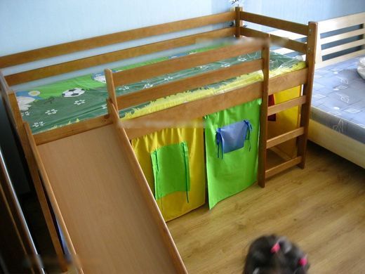 Ліжко дитяче NEO PLUS Halmar 89x197 Вільха фотографія