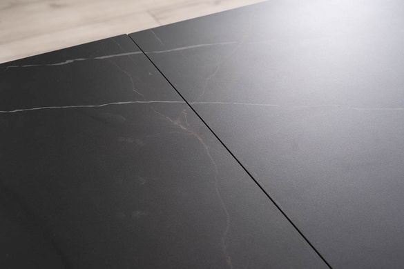 Стол Раскладной SALVADORE CERAMIC 160(240)X90 Signal SAHARA NOIR / Черный Мат фотография