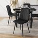 Стул бархатный MEBEL ELITE IBIS Velvet, Черный