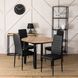 Стул MEBEL ELITE NARIS, экокожа: черный