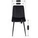 Стул бархатный MEBEL ELITE IBIS Velvet, Черный