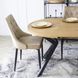 Стілець оксамитовий MEBEL ELITE CORK Velvet, Бежевий