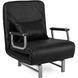 Крісло розкладне MEBEL ELITE DARK тканина Чорний