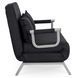 Кресло двухместное раскладное MEBEL ELITE BART 2 Черный