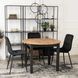 Стіл розкладний круглий MEBEL ELITE JAMES 102(222)х102 см Дуб крафт