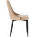 Стілець оксамитовий MEBEL ELITE CORK Velvet, Бежевий