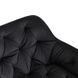 Стул офисный поворотный бархатный MEBEL ELITE KONOR Velvet Черный/золото