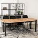 Стіл розкладний круглий MEBEL ELITE JAMES 102(222)х102 см Дуб крафт