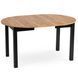 Стіл розкладний круглий MEBEL ELITE JAMES 102(222)х102 см Дуб крафт