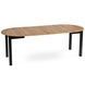 Стіл розкладний круглий MEBEL ELITE JAMES 102(222)х102 см Дуб крафт