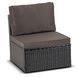 Комплект садовой мебели MEBEL ELITE CALIENTE Черный/коричневый