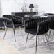 Стілець оксамитовий MEBEL ELITE SORELLA Velvet Чорний / хром
