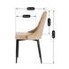 Стілець оксамитовий MEBEL ELITE CORK Velvet, Бежевий