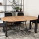 Стіл розкладний круглий MEBEL ELITE JAMES 102(222)х102 см Дуб крафт