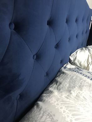 Кровать ASPEN Velvet Signal 160x200 Синий фотография