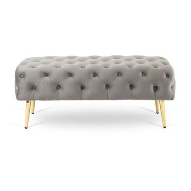 Лава бархатная MEBEL ELITE VERA Velvet Серый фотография