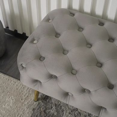 Лава бархатная MEBEL ELITE VERA Velvet Серый фотография