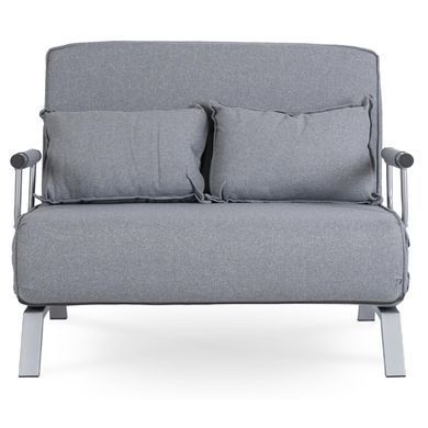 Кресло двухместное раскладное MEBEL ELITE BART 2 Серый фотография