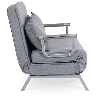Кресло двухместное раскладное MEBEL ELITE BART 2 Серый фотография