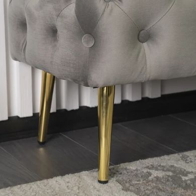 Лава бархатная MEBEL ELITE VERA Velvet Серый фотография