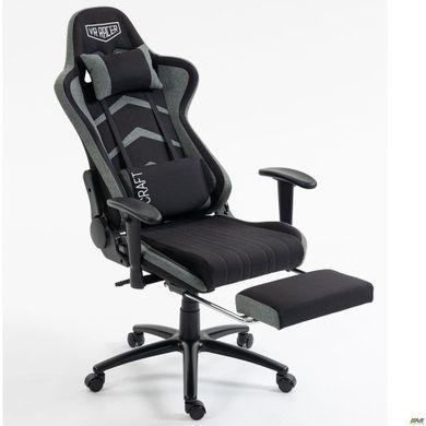 Комп'ютерне крісло VR Racer Textile Craft AMF Чорний/сірий фотографія