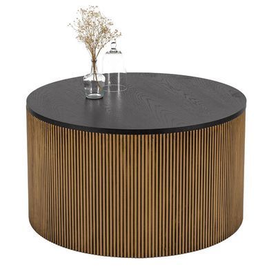 Журнальний столик MIRACLE MAX MEBEL ELITE 80x80 Чорний фотографія