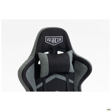 Комп'ютерне крісло VR Racer Textile Craft AMF Чорний/сірий фотографія