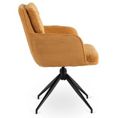 Стул поворотный MEBEL ELITE AKITA Горчичный фотография