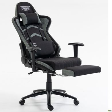 Комп'ютерне крісло VR Racer Textile Craft AMF Чорний/сірий фотографія