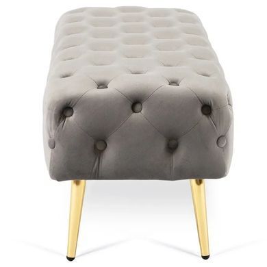 Лава бархатная MEBEL ELITE VERA Velvet Серый фотография