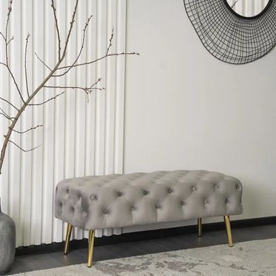 Лава бархатная MEBEL ELITE VERA Velvet Серый фотография