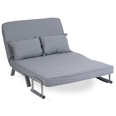 Кресло двухместное раскладное MEBEL ELITE BART 2 Серый фотография
