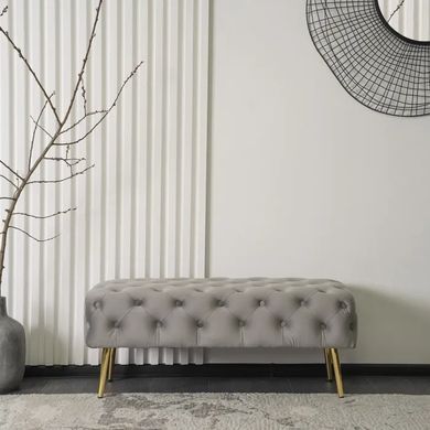 Лава бархатная MEBEL ELITE VERA Velvet Серый фотография