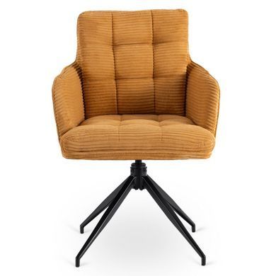 Стул поворотный MEBEL ELITE AKITA Горчичный фотография