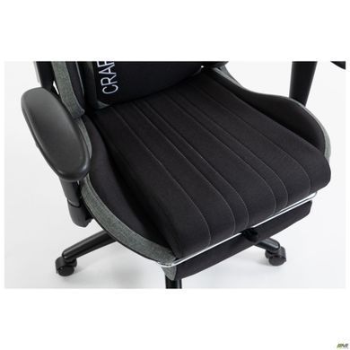 Комп'ютерне крісло VR Racer Textile Craft AMF Чорний/сірий фотографія
