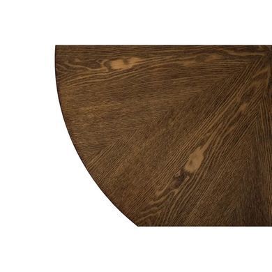 Стол круглый MEBEL ELITE LINO 100 см Орех / черный фотография