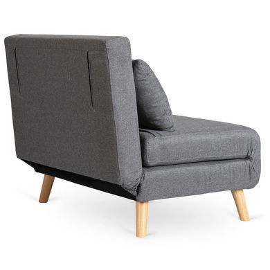 Диван раскладной MEBEL ELITE MARRY 2 ткань Серый фотография