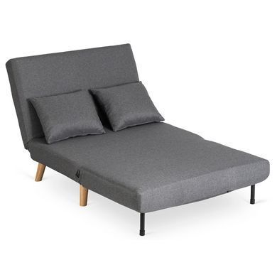 Диван раскладной MEBEL ELITE MARRY 2 ткань Серый фотография