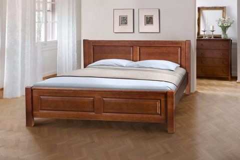 Кровать Ланита Микс Мебель 160-200 каштан фотография