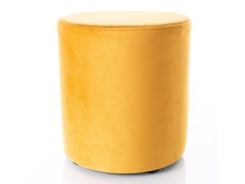 Пуф DOTI C VELVET Signal Карри фотография
