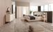 Кровать (каркас) Perfect Home Даст / Dast 160 с прикроватными тумбами и мягким изголовьем Беж