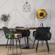 Стол круглый MEBEL ELITE LINO 100 см Орех / черный
