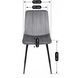 Стілець оксамитовий MEBEL ELITE IBIS Velvet, Сірий