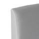 Ліжко двоспальне MEBEL ELITE MARSYLIA Velvet 140x200 см Сірий