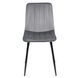 Стілець оксамитовий MEBEL ELITE IBIS Velvet, Сірий