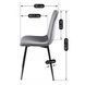 Стілець оксамитовий MEBEL ELITE IBIS Velvet, Сірий