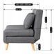 Диван раскладной MEBEL ELITE MARRY 2 ткань Серый