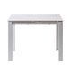 Стіл Обідній BRIGHT WHITE MARBLE Concepto 102/142x70 Кераміка Білий Мармур
