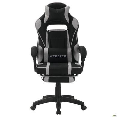Комп'ютерне крісло VR Racer Textile Webster AMF чорний/сірий фотографія