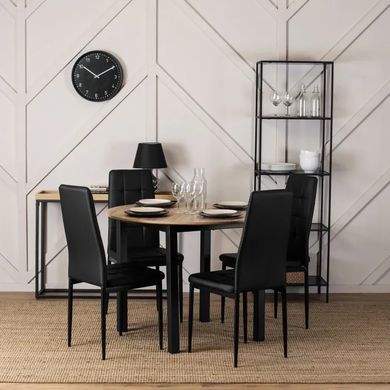 Стілець MEBEL ELITE TEX 2, екошкіра: чорний фотографія